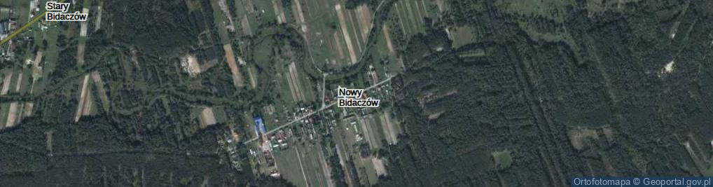 Zdjęcie satelitarne Nowy Bidaczów ul.